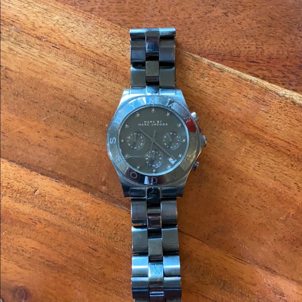 Marc By Marc Jacobs Steel Grey Metal Watch